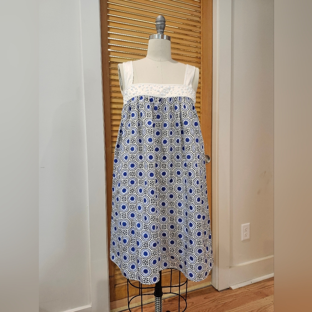 LAUNDRY by SHELLI SEGAL 100% SILK BABYDOLL DRESS